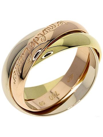 Cartier Cartier Trinity #50 Ring - 18K Pink Gold/18K Yellow White Gold Women's CARTIER (view 2)