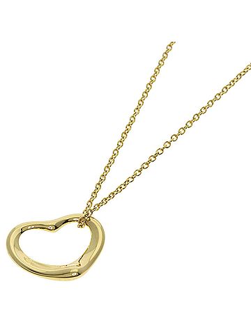 Tiffany & Co. Tiffany & Co. Open Heart Necklace, 18K Yellow Gold, Women's. (view 1)