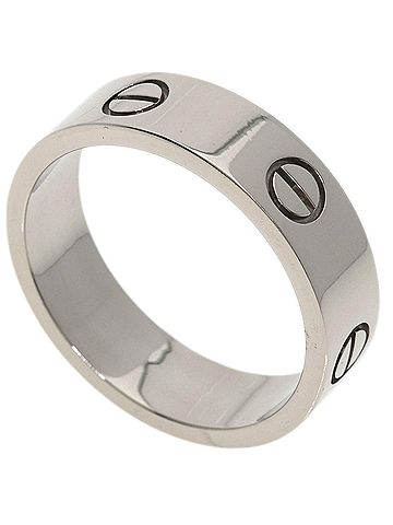 Cartier Cartier Love Ring #61, 18K White Gold, Women's Ring, CARTIER (view 1)