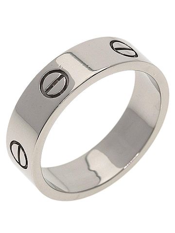 Cartier Cartier Love Ring #61, 18K White Gold, Women's Ring, CARTIER (view 2)