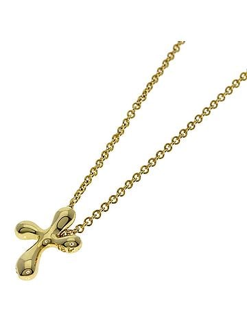 Tiffany & Co. Tiffany & Co. Small Cross Necklace, 18K Yellow Gold, Women's. (view 1)