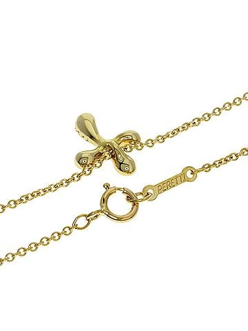Tiffany & Co. Tiffany & Co. Small Cross Necklace, 18K Yellow Gold, Women's. (view 2)