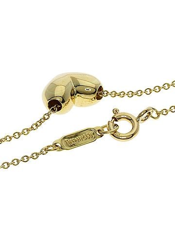 Tiffany & Co. Tiffany & Co. Pinched Heart Necklace, 18K Yellow Gold, Women's. (view 2)