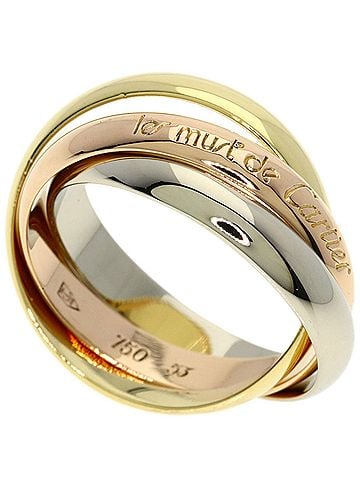 Cartier Cartier Trinity #53 Ring - 18K Yellow Gold/18K Pink White Gold Women's CARTIER (view 1)