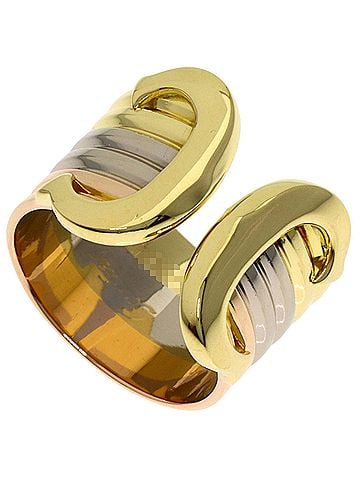 Cartier Cartier 2C LM #45 Ring, 18K Yellow Gold/18K Pink Gold, Women's. (view 1)