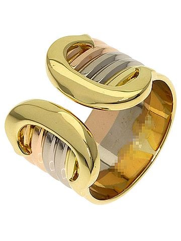 Cartier Cartier 2C LM #45 Ring, 18K Yellow Gold/18K Pink Gold, Women's. (view 2)