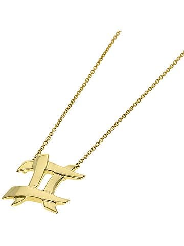 Tiffany & Co. Tiffany & Co. Gemini Zodiac Necklace, 18K Yellow Gold, Women's. (view 1)