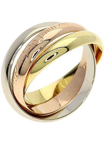 Cartier Cartier Trinity #53 Ring - 18K Yellow Gold/18K Pink White Gold Women's CARTIER (view 2)