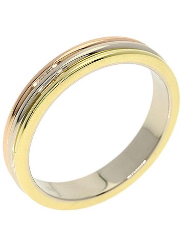 Cartier Cartier 3-color #57 ring in 18K yellow gold/18K rose white gold for women. (view 2)