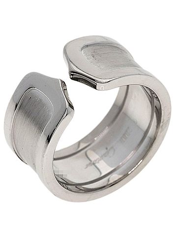 Cartier Cartier C2 Ring #53, 18K White Gold, Women's Ring, CARTIER (view 2)