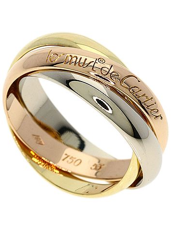 Cartier Cartier Trinity #53 Ring - 18K Yellow Gold/18K Pink White Gold Women's CARTIER (view 1)
