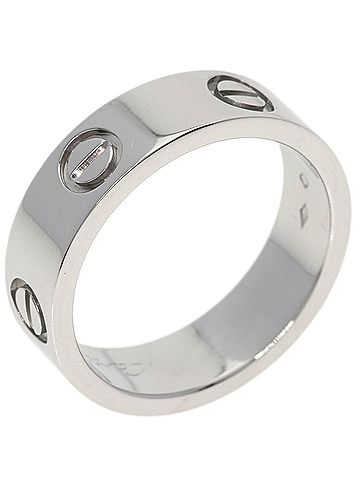 Cartier Cartier Love Ring #53, Platinum PT950, Women's Ring, CARTIER (view 2)