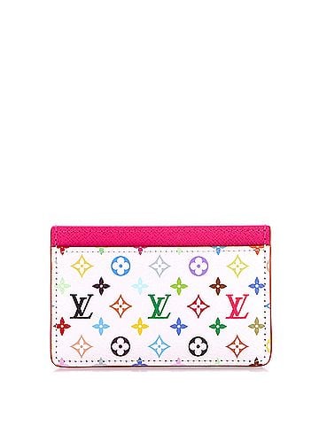 Louis Vuitton x Takashi Murakami Card Holder Monogram Multicolor with Leather (view 1)