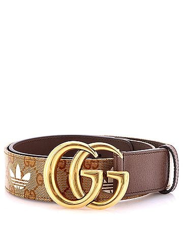 Gucci x adidas GG Marmont Belt GG Coated Canvas and Leather (view 1)