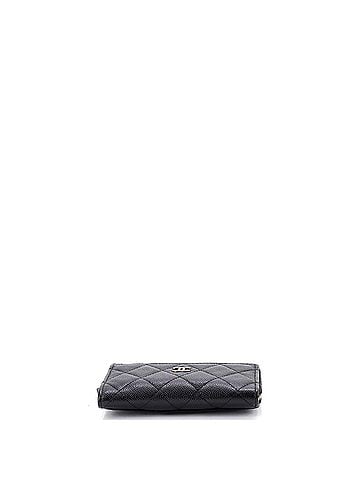 Chanel Zip Around Card Holder Quilted Caviar (view 2)