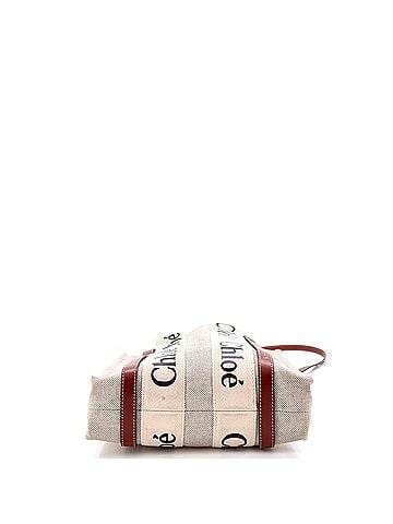 Chloé Woody Convertible Tote Canvas with Leather Small (view 2)