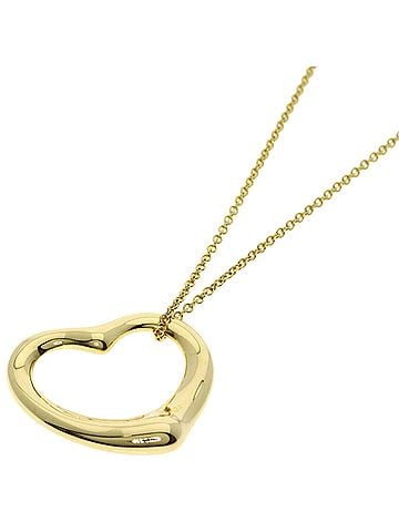 Tiffany & Co. Tiffany & Co. Open Heart Necklace, 18K Yellow Gold, Women's. (view 1)