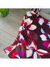 Athleta Floral Red Swimsuit Top Size S - photo 5