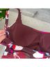 Athleta Floral Red Swimsuit Top Size S - photo 6