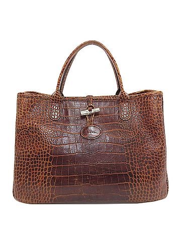 Longchamp Longchamp Le Roseau embossed leather handbag for women. (view 1)