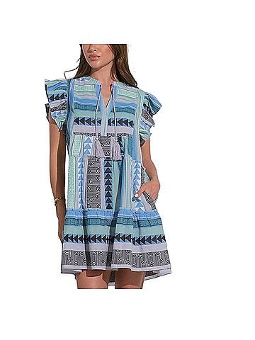 Elan elan tiered Casual Dress (view 1)