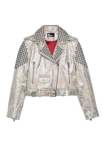 The Kooples Veste En Cuir Courte Leather Jacket (view 1)
