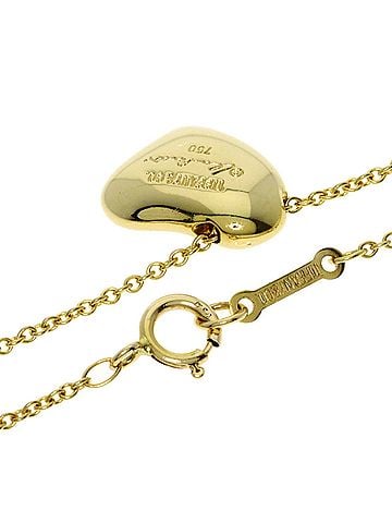 Tiffany & Co. Tiffany & Co. Full Heart Necklace, 18K Yellow Gold, Women's. (view 2)