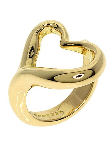 Tiffany & Co. Tiffany & Co. Open Heart Ring, 18K Yellow Gold, Women's. (view 2)