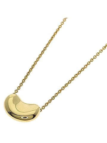 Tiffany & Co. Tiffany Bean Necklace, 18K Yellow Gold, Women's, TIFFANY&Co. (view 1)