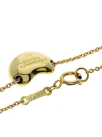 Tiffany & Co. Tiffany Bean Necklace, 18K Yellow Gold, Women's, TIFFANY&Co. (view 2)