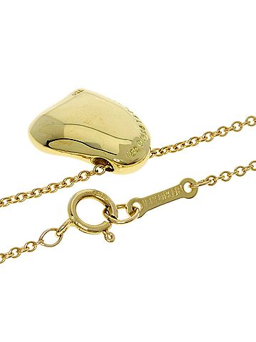 Tiffany & Co. Tiffany & Co. Full Heart Necklace, 18K Yellow Gold, Women's. (view 2)