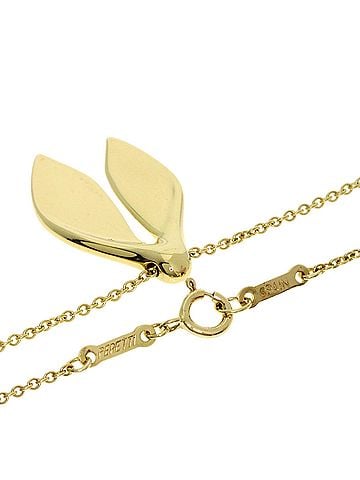 Tiffany & Co. Tiffany & Co. Leaf Fin Necklace, 18K Yellow Gold, Women's. (view 2)