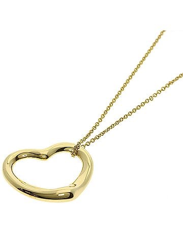 Tiffany & Co. Tiffany & Co. Open Heart Necklace, 18K Yellow Gold, Women's. (view 1)