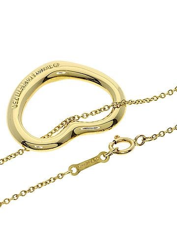 Tiffany & Co. Tiffany & Co. Open Heart Necklace, 18K Yellow Gold, Women's. (view 2)
