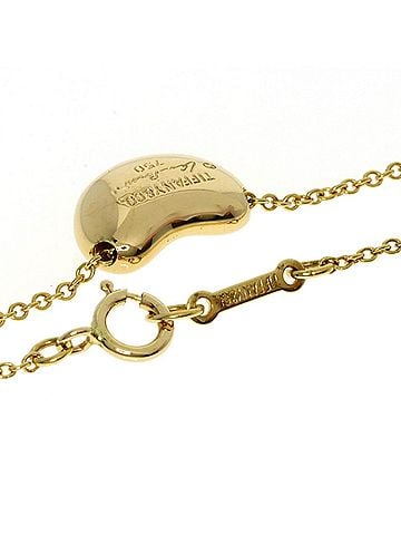 Tiffany & Co. Tiffany Bean Necklace, 18K Yellow Gold, Women's, TIFFANY&Co. (view 2)