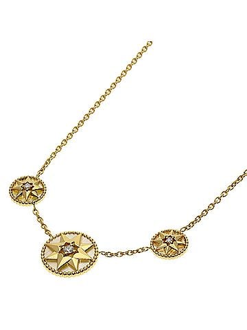 Christian Dior Christian Dior Dior Rose des Vents Diamond Necklace 18K Yellow Gold Women's (view 1)