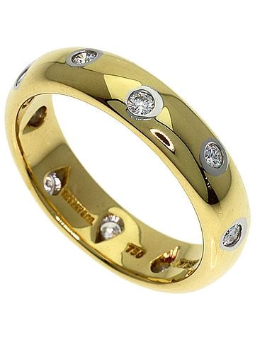 Tiffany & Co. Tiffany & Co. Dots Ring, Diamond 18K Yellow Gold/PT950, Women's Ring. (view 1)