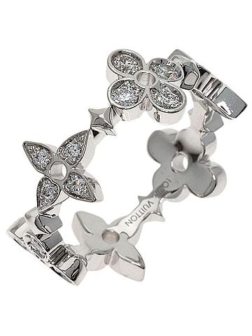 Louis Vuitton Louis Vuitton Fine Dentelle Diamond Ring #50, 18K White Gold, Women's. (view 2)