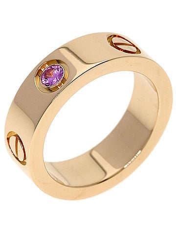 Cartier Cartier Love Ring Pink Sapphire #50 Ring, 18K Gold, Women's, CARTIER (view 2)