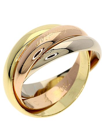 Cartier Cartier Trinity #51 Ring - 18K Yellow Gold/18K Pink White Gold Women's CARTIER (view 2)
