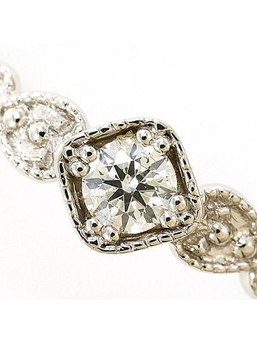 Unbranded PT900 Platinum Ring, 1 Diamond (0.210ct SI2 clarity), Certificate of Authenticity, Total Weight Approx. 3.1g, Used Jewelry, Like New Condition (view 2)