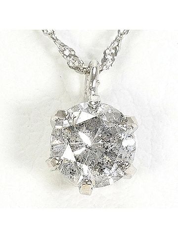 Unbranded PT999 Platinum / PT850 Necklace with 0.4ct Diamond, Total Weight 1.0g, 42cm, Like New Condition (view 1)