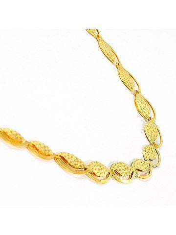 Unbranded K24 24K YG Yellow Gold Necklace, Total Weight 5.9g, 41cm, Like New Condition (view 2)