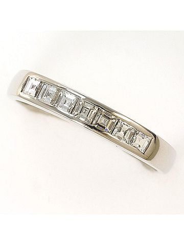 Unbranded PT900 Platinum Ring, 1 Diamond (0.52ct), Total Weight 4.0g, Like New Condition. (view 1)