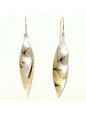 Unbranded K10 10K YG Yellow Gold Earrings, Total Weight 2.4g, Like New Jewelry (view 1)