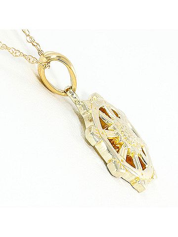 Unbranded K14 14K Yellow Gold Necklace, Total Weight 4.1g, 46cm, Like New Condition. (view 2)