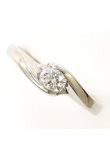 Unbranded PT900 Platinum Ring, 1 Diamond, 0.347ct, VS2 Clarity, Certified, Total Weight 4.5g, Like New Condition. (view 1)