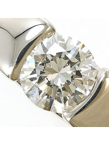 Unbranded PT900 Platinum Ring, 1 Diamond, 0.28ct VS1 Clarity, Certified, Total Weight 4.5g, Like New Condition. (view 2)