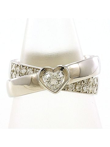 Unbranded PT900 Platinum Ring with 0.224ct Diamond and 0.25ct (SI2 clarity), Certified, Total Weight 7.8g, Like New Condition. (view 1)