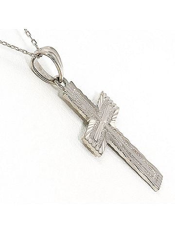 Unbranded K10 10K WG White Gold Necklace, Total Weight 1.7g, 39cm, Like New Condition (view 2)
